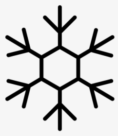 Snowflake Vector Thin Line, HD Png Download, Transparent PNG
