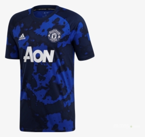 T Shirt Adidas Manchester United Fc Home Pre Match - Manchester United T Shirt Home, HD Png Download, Transparent PNG