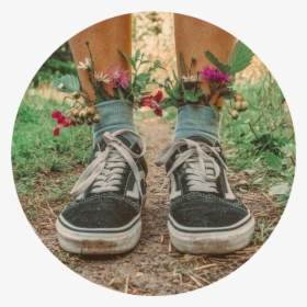 #vans #vansofthewall #vansoffthewall #shoes #icon #icons - Flowers And Shoes Aesthetic, HD Png Download, Transparent PNG