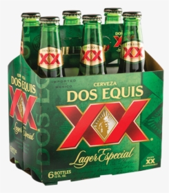 Dos Equis Drinks Png Logo - Dos Equis Xx 6 Pack Bottles Png, Transparent Png, Transparent PNG