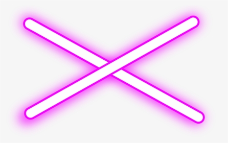 #neon #x #equis #neon #purple #pink #neon #neonart - Orange Neon Line Png, Transparent Png, Transparent PNG