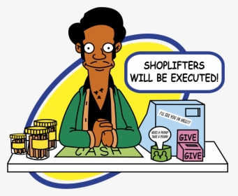 Transparent Simpsons Png - Shoplifters Will Be Executed, Png Download, Transparent PNG