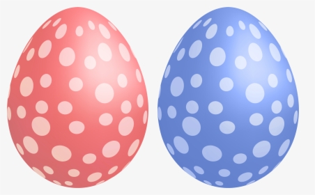 Easter Egg Clipart Polka Dot - Polka Dot Easter Egg, HD Png Download, Transparent PNG