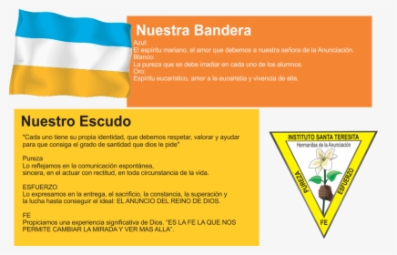 Transparent Bandera Png - Instituto Santa Teresita Escudo, Png Download, Transparent PNG
