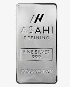 10 Oz Asahi Silver Bar - Silver, HD Png Download, Transparent PNG