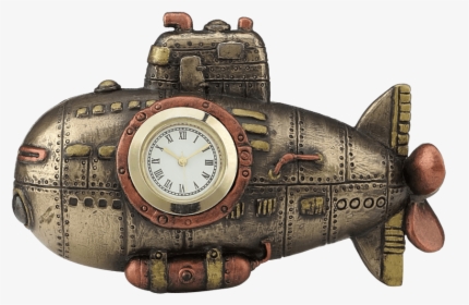 Steampunk Mini Submariner Clock - Submarine Alarm Clock, HD Png Download, Transparent PNG