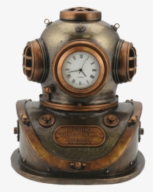 Diving Bell Steampunk Clock - Steampunk Clock, HD Png Download, Transparent PNG