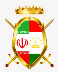 Shield, Sword, Flag, Iran, Tajikistan, Afghanistan - آرم جمهوری اسلامی ایران, HD Png Download, Transparent PNG