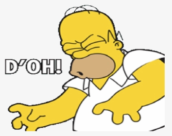 Sticker Other Homer Doh Degoute - Homer Simpson Doh Transparent, HD Png Download, Transparent PNG