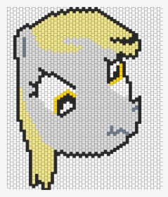 Large Derpy Hooves In Detail Bead Pattern - Emoticon, HD Png Download, Transparent PNG