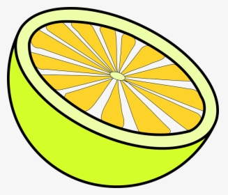 Lemon, Cut, Yellow, Fruit, Juice, Citrus, Sour, Acidic - Lemon Clip Art, HD Png Download, Transparent PNG