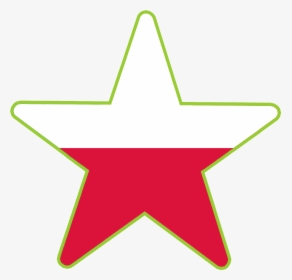 Connections Star Languages Polish Flag, HD Png Download, Transparent PNG