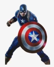 #captain #america #marvel #avenger - Captain America, HD Png Download, Transparent PNG