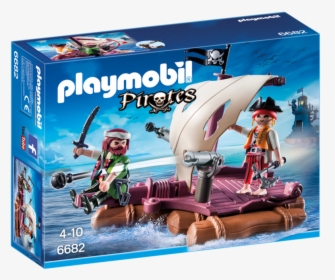 Playmobil - 6682 - Pirates - Pirate Raft - Image 1 - Playmobil 6682, HD Png Download, Transparent PNG
