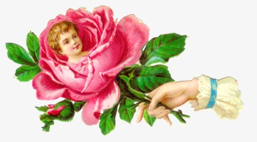 Victorian Flowers Clip Art - Clip Art, HD Png Download, Transparent PNG