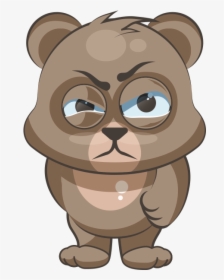 Cuddlebug Teddy Bear Emoji Stickers Messages Sticker - Bear Emojis, HD Png Download, Transparent PNG