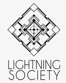 Lightning Society Logo 1500 Black Transparent 2 - Lightning Society Logo Nyc, HD Png Download, Transparent PNG