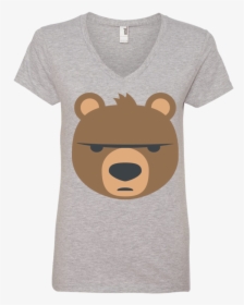 Big Bear Emoji Ladies - Fan Shirts For Volleyball, HD Png Download, Transparent PNG