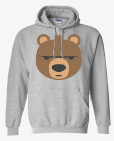 Big Bear Emoji Hoodie - Hoodie Left Chest Logo, HD Png Download, Transparent PNG