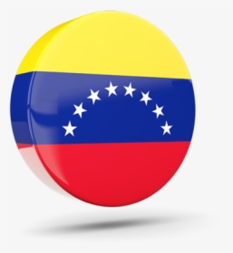 Glossy Round Icon 3d - Venezuela Png Circle Flag, Transparent Png, Transparent PNG