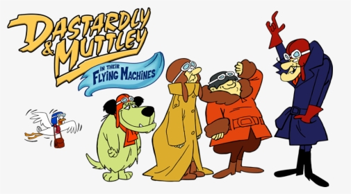 Transparent Cartoon Dick Png - Dastardly And Muttley In Their Flying Machines Characters, Png Download, Transparent PNG