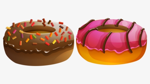 Donut Donuts Red Transparent Clipart Free Png - Donuts Clipart Png, Png Download, Transparent PNG
