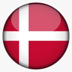 Denmark Flag Round Png, Transparent Png, Transparent PNG