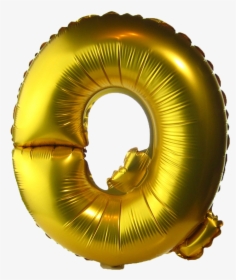 Alphabet Balloons - Foil Balloon Gold Q, HD Png Download, Transparent PNG