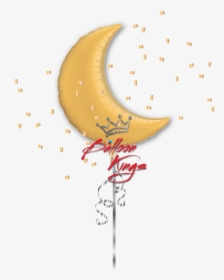 Gold Moon - Illustration, HD Png Download, Transparent PNG