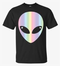 Alien Head -holographic Glow Effect Apparel - Gucci T Shirt Fake Comic Mickey Mouse, HD Png Download, Transparent PNG