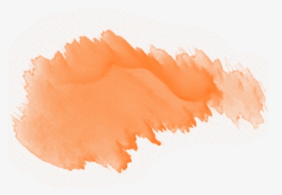 Orange Watercolor Background Hand - Orange Watercolour Vector Png, Transparent Png, Transparent PNG
