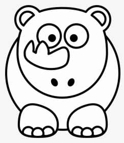 Hippos Clip Art Black And White, HD Png Download, Transparent PNG