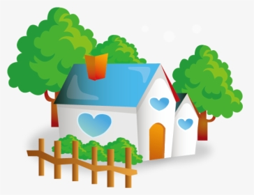 House Cute Cartoon Drawing Png Image High Quality Clipart - Cute Cartoon House Png, Transparent Png, Transparent PNG