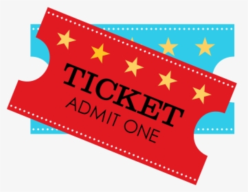Tickets Clipart Carnival - Circus Admit One Ticket Clipart, HD Png Download, Transparent PNG