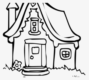 Transparent Wires Clipart - House Forest Cartoon Drawing, HD Png Download, Transparent PNG