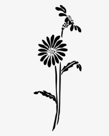 Transparent Flower Silhouette, HD Png Download, Transparent PNG