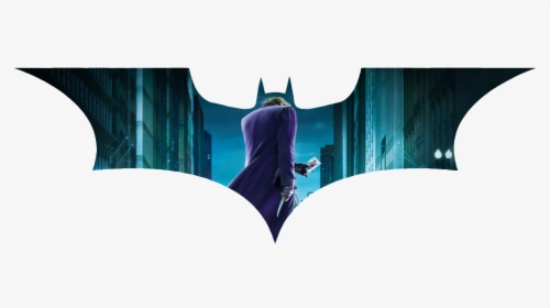 Joker In Batman Logo Photo By Adityayulla - Batman The Dark Knight, HD Png Download, Transparent PNG