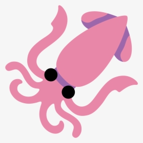 Octopus Clipart Emoji - Android Squid Emoji, HD Png Download, Transparent PNG