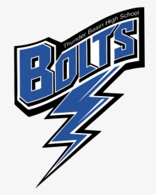 Thunder Basin High School Logo - Thunder Basin High School Bolts, HD Png Download, Transparent PNG