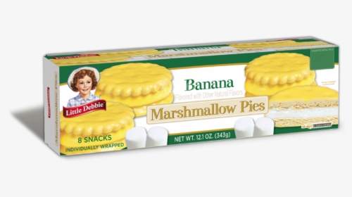 Little Debbie Banana Marshmallow Pies   Title Little - Little Debbie Banana Marshmallow Pies, HD Png Download, Transparent PNG