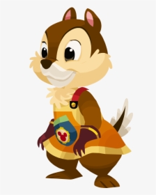 Dale Background Chip Transparent - Kingdom Hearts Union X Chip And Dale, HD Png Download, Transparent PNG