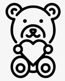 Teddy Bear - Icon Kids Branco Png, Transparent Png, Transparent PNG
