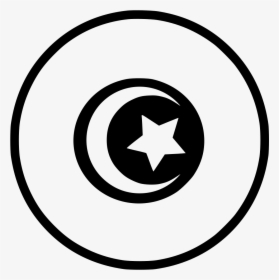 Tunisia Flag - Tunisia Icon Black And White, HD Png Download, Transparent PNG
