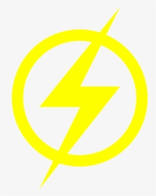 Flash Superhero Logo Vector - Logo De Flash Vectorial, HD Png Download, Transparent PNG