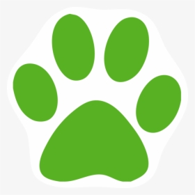 Custom Cat Paw Car Magnets - Green Cat Paw Print, HD Png Download, Transparent PNG