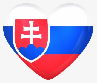Slovakia Large Heart Gallery - Slovakia Flag Heart, HD Png Download, Transparent PNG