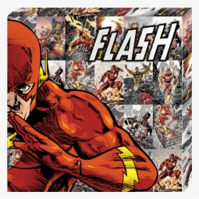 Dc Comics, Metallic Canvas , Flash - Flash Dc Comics Canvas, HD Png Download, Transparent PNG