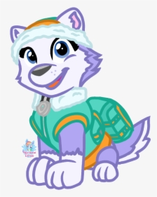 Paw Patrol Everest The Husky - Cartoon, HD Png Download, Transparent PNG