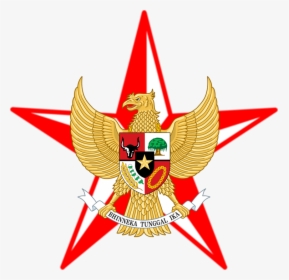 Barnstar Merah Putih Garuda - Indonesian Flag And Emblem, HD Png Download, Transparent PNG