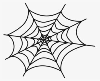 Drawn Spider Web Svg - Spider Web Cartoon Png, Transparent Png, Transparent PNG